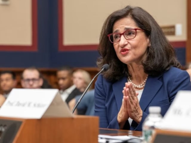 columbia university president nemat minouche shafik testifies before a house education and the workforce committee hearing on columbia university s response to antisemitism on capitol hill in washington us april 17 2024 photo reuters